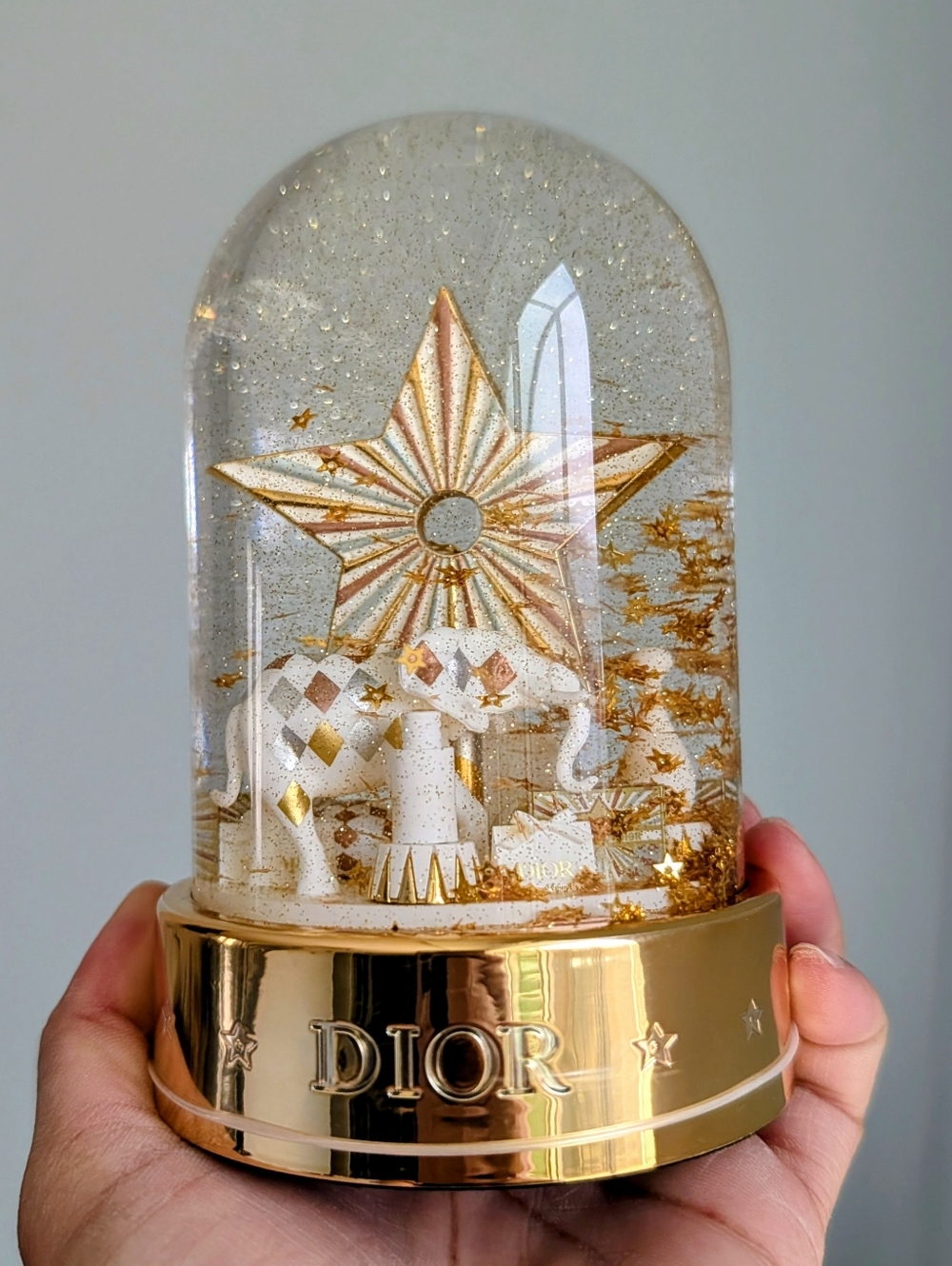 DIOR Collectible Snow Globe Winter Holiday Star Circus Platinum Member Gift 2025
